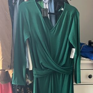 Green Jumpsuit NWT